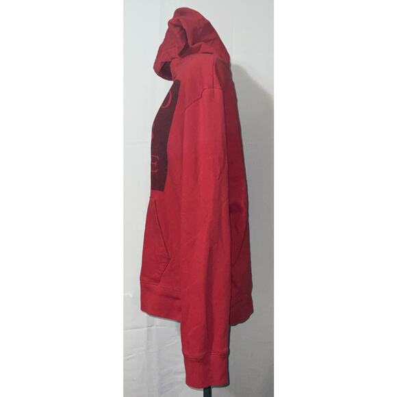 Aeropostale Hoodie Sweatshirt Men's Size L Red Graphic Logo - Picture 4 of 12